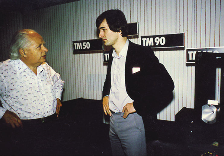 A photo of Klaus Heinz and Oskar Heil in the 1980s
