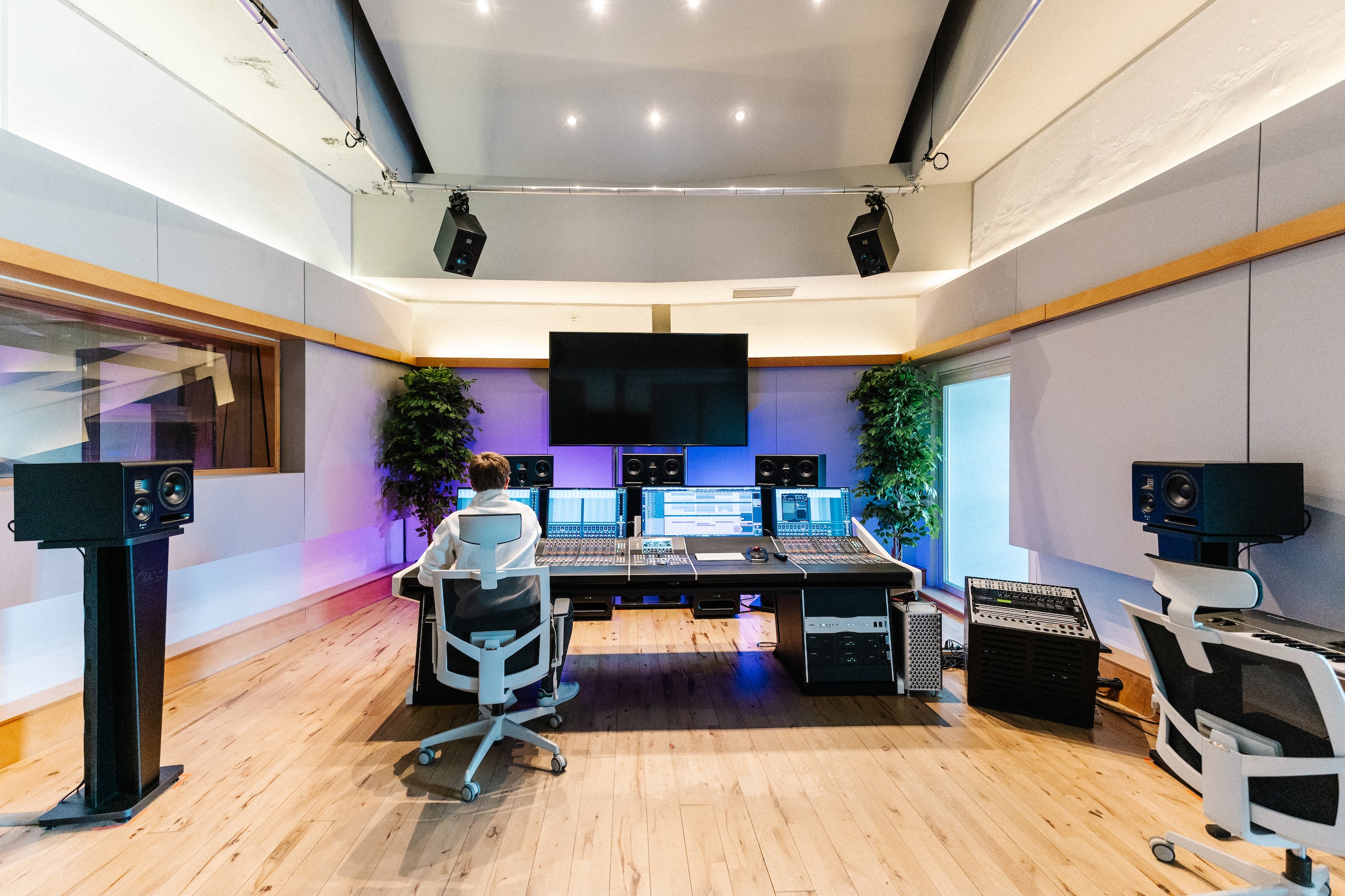 HEDD monitors in the Atmos studio 1 at SAE Hamburg