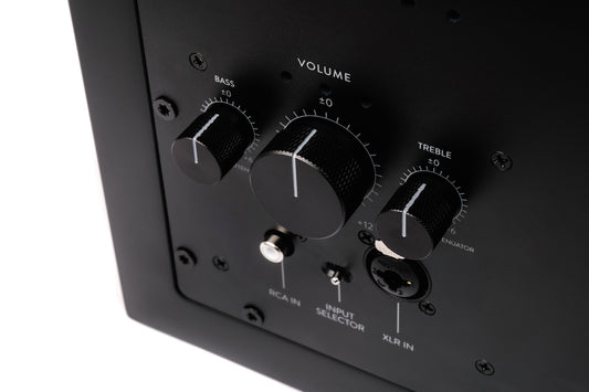 Close-up of a TYPE 20 A-CORE backplate knobs. 