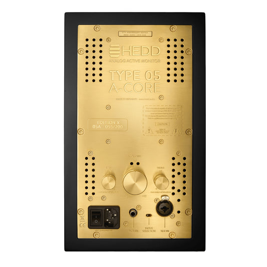 HEDD TYPE 05 A-CORE Edition X back panel with gold plating