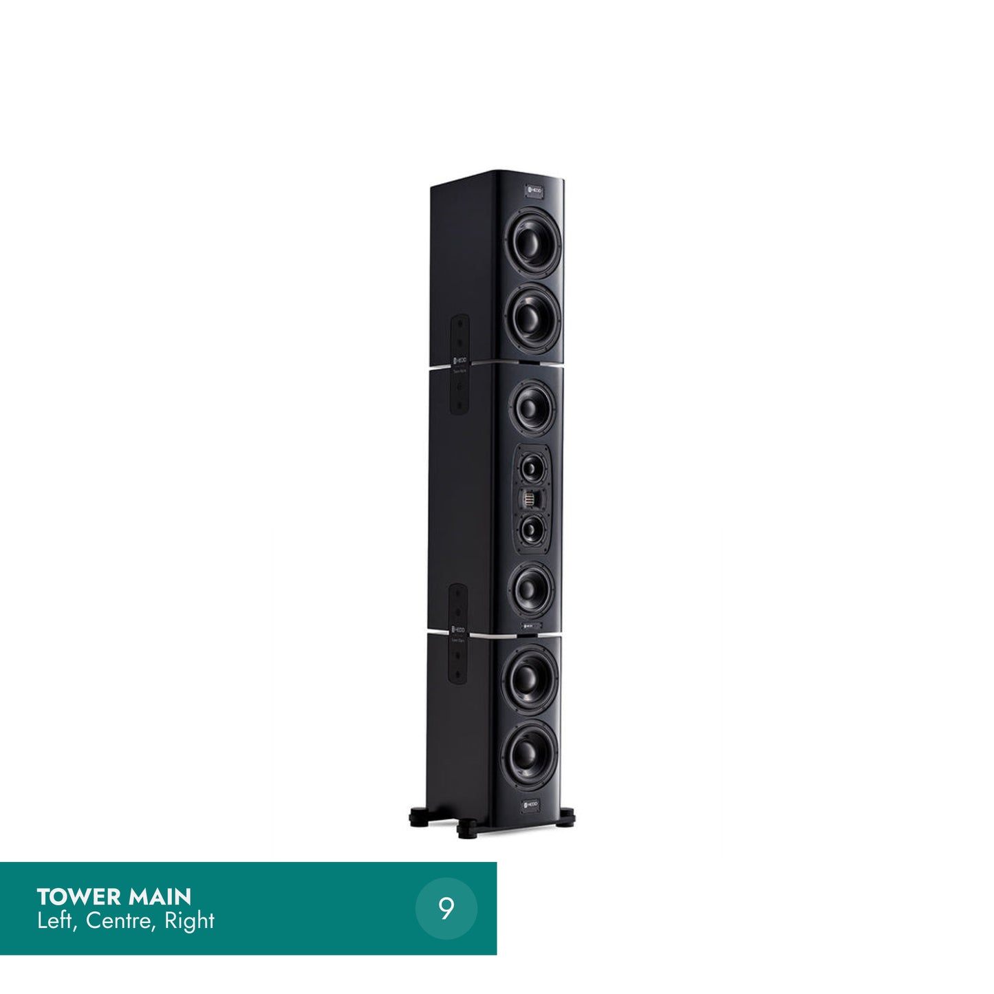 Tower Main monitoring station on white background with atmos details