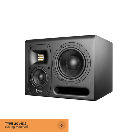 TYPE 20 monitor on white background with atmos details