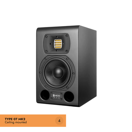 TYPE 05 monitor on white background with atmos details