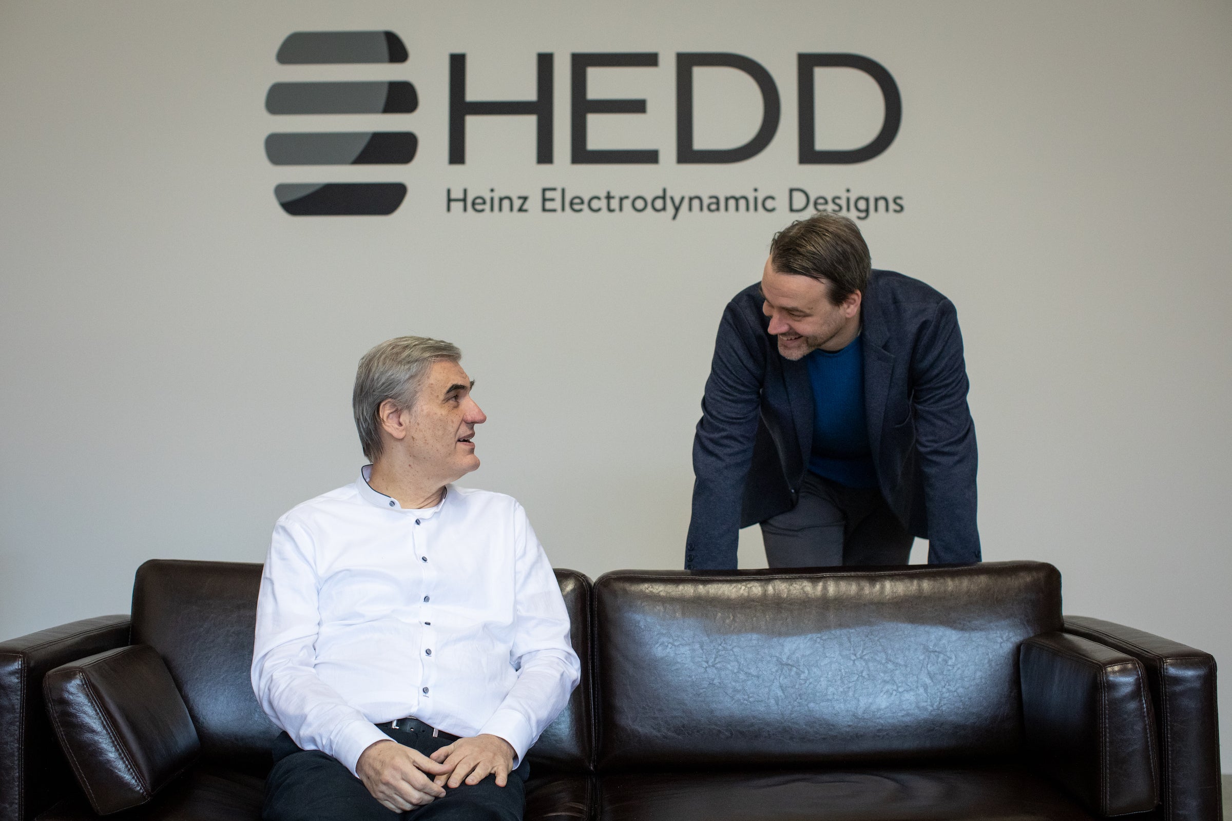 HEDD founders Klaus Heinz and Frederik Knop talking