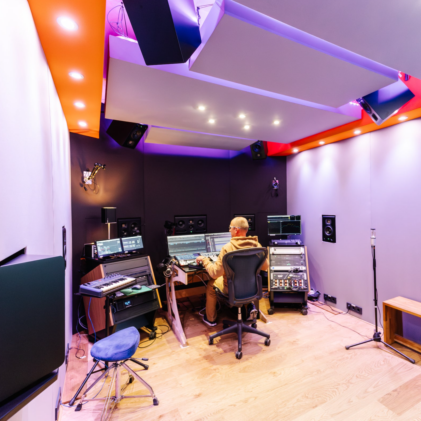 The Atmos room at Mastering Academy Hamburg