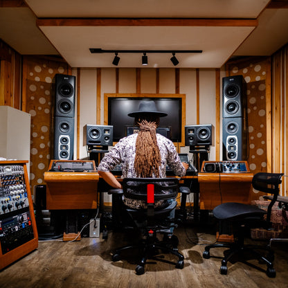 HEDD tower mains in the Gold Digger Studio, Los Angeles