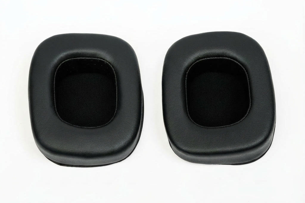 A pair of replacement earpads for the HEDDphone