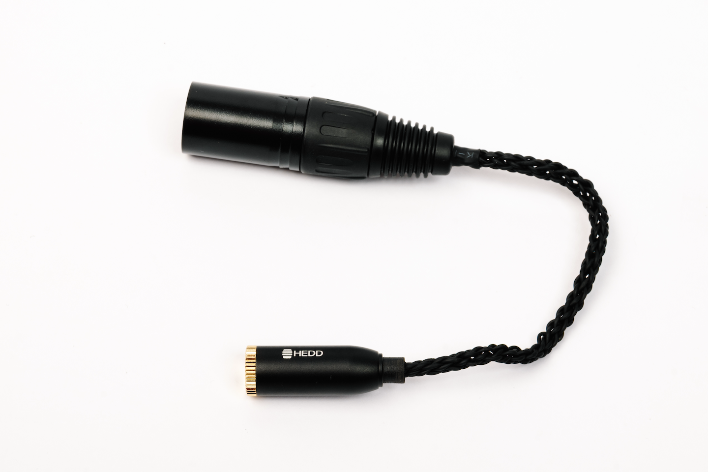 HEDDphone TWO balanced adapter on a white background.