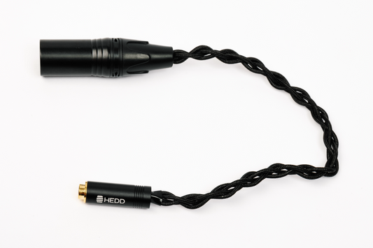 Balanced adapter for the HEDDphone TWO GT on a white background