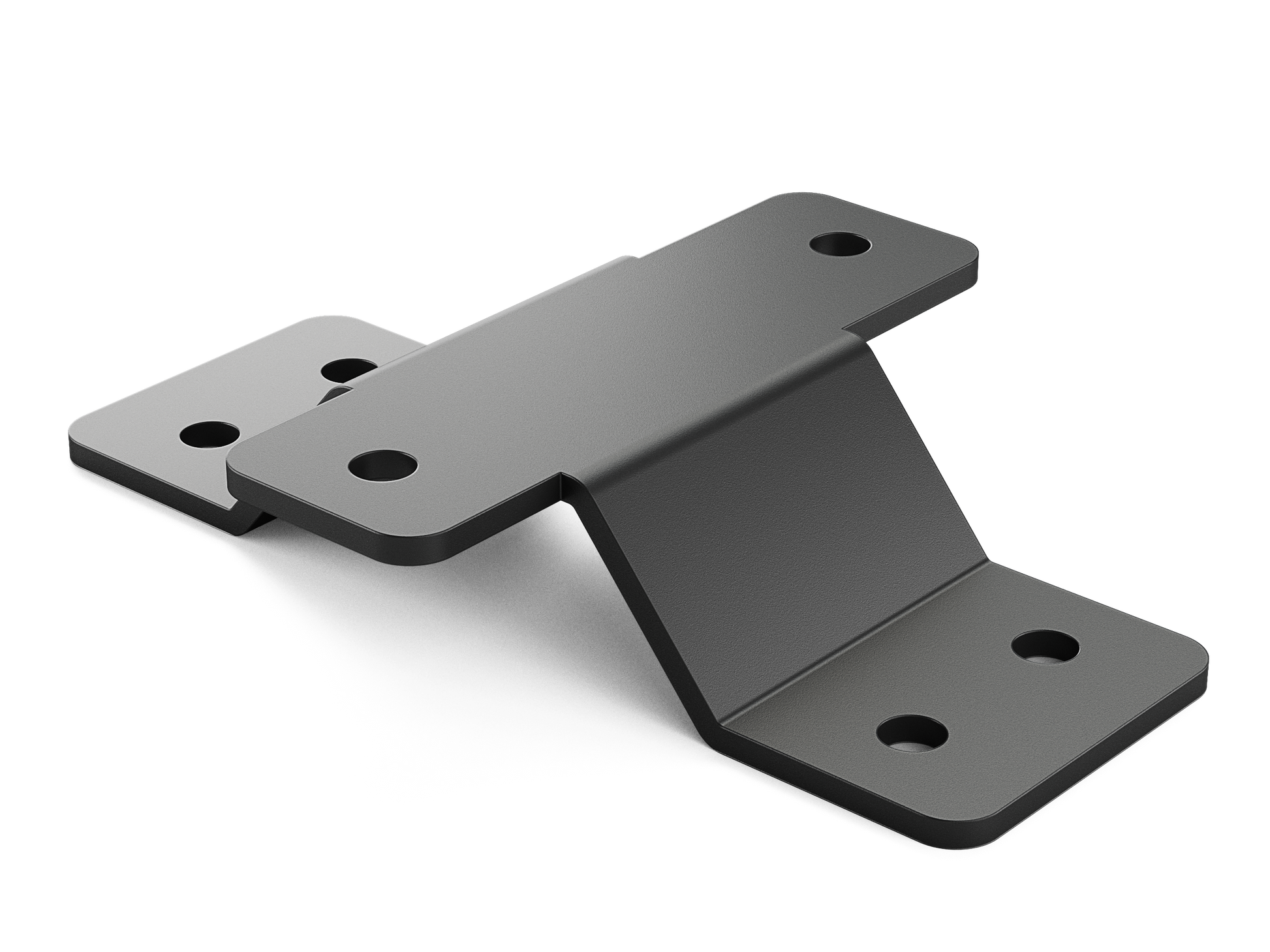 IsoAcoustics black mounting adapter for TYPE 07 monitors with multiple holes for attachment