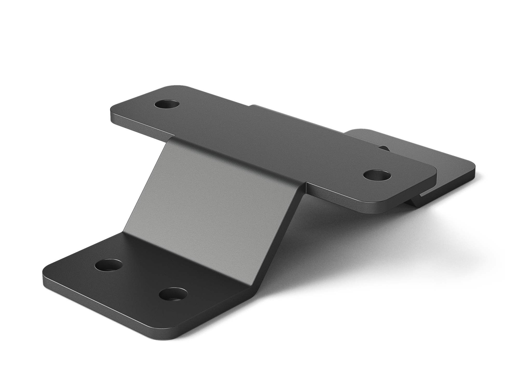 IsoAcoustics black mounting adapter for TYPE 07 monitors with multiple holes for attachment