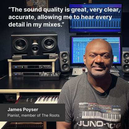 quote from James Poyser about why he chose the TYPE 30 monitors