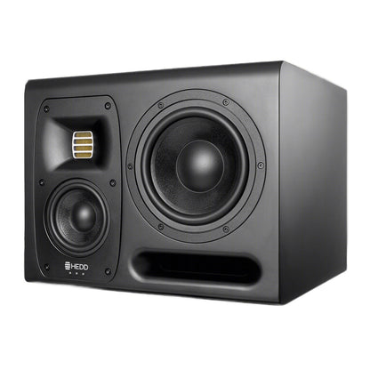 HEDD TYPE 20 monitor featuring a two-way speaker system with a large front-facing woofer and a smaller tweeter on top.