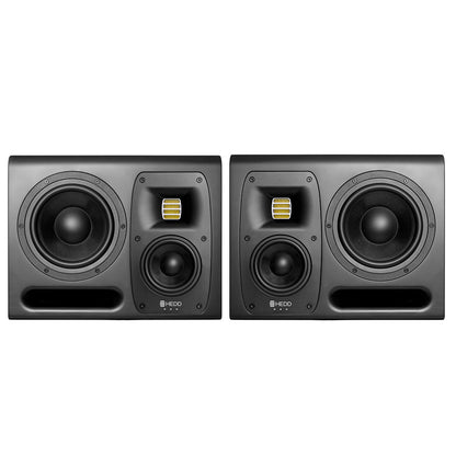 HEDD TYPE 20 monitor featuring a two-way speaker system with a large front-facing woofer and a smaller tweeter on top.