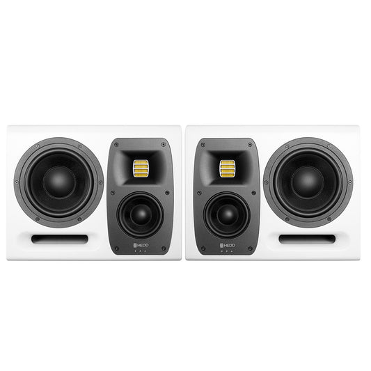 HEDD TYPE 20 monitor featuring a two-way speaker system with a large front-facing woofer and a smaller tweeter on top.